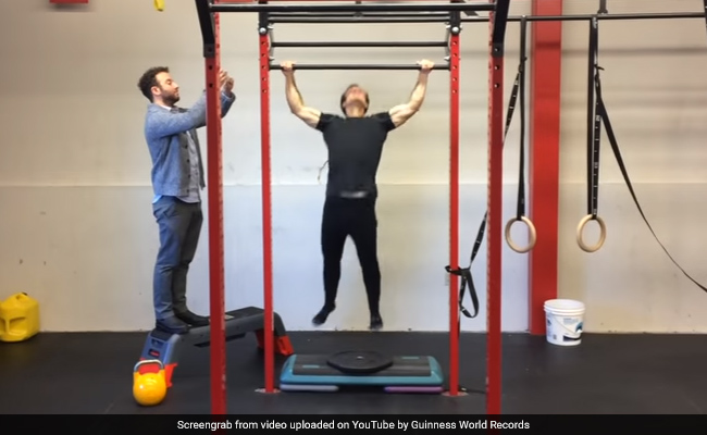 Fitness Enthusiast Sets New Guinness World Record For Most Pull-Ups In A Minute