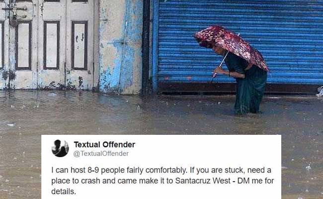 In Rain-Hit Mumbai, Offers Of Food And Shelter Via Twitter