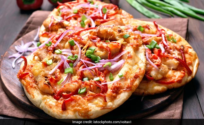 Naan Veggie Pizza