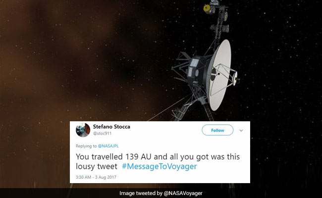 NASA To Beam A Tweet Into Space. You Can Send Your #MessageToVoyager Too