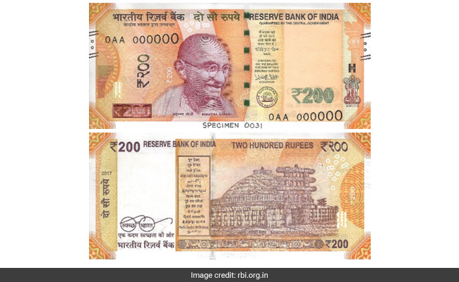 Rs. 200 To Be Available From Today Confirms Reserve Bank Of India