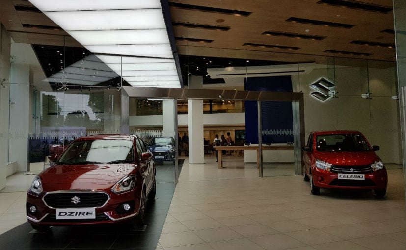 new maruti suzuki showroom design