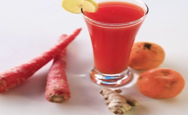 orange and carrot detox drink