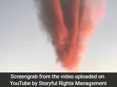 Strange Orange Cloud Formation Baffles Locals In Brazil. Watch Video