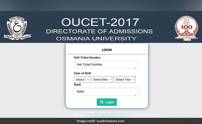 OUCET 2017 2nd Phase allotment Results Declared @ Oucet.ouadmissions.com