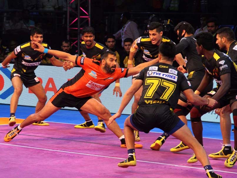 Pro Kabaddi League 2017 Telugu Titans Beat U Mumba Haryana