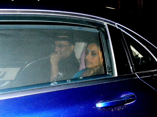 Rani Mukerji Dines With Aditya Chopra. See Pics