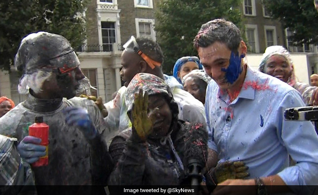 Splashed With Paint On Air, Reporter Learns Perils (And Fun) Of Live News