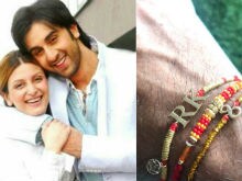 Ranbir Kapoor's Sister Riddhima Tied Him Rakhis Made Of Gold