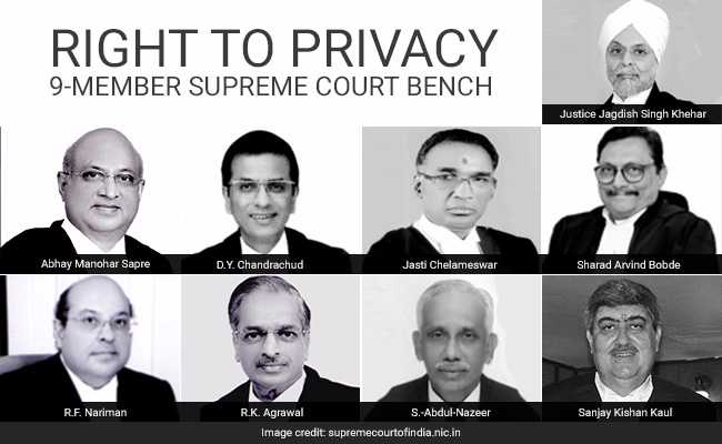 What Judges Said In Verdict On Right To Privacy: 5 Quotes