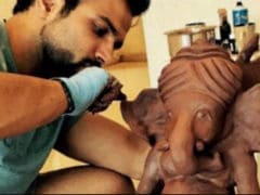 Ganesh Chaturthi: Rithvik Dhanjani Is Making His Own Ganpati Idol. See Pic