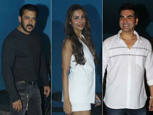 Salman Khan, Malaika Arora At Arbaaz Khan's Birthday Bash. See Pics