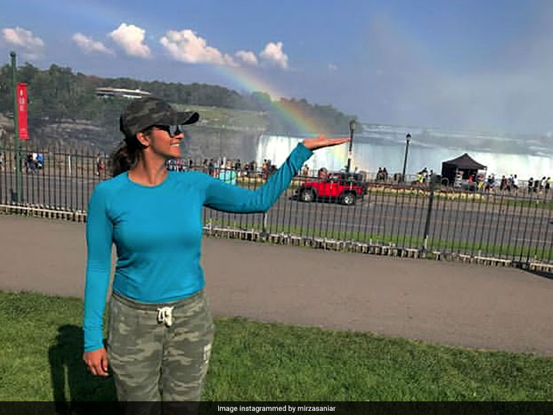 Sania Mirza Finds A Rainbow To Drive Away Gloomy Run Of Injured Doubles Partners
