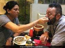 Sanjay Dutt Gets Pampered By Sister Priya Dutt In This Pic
