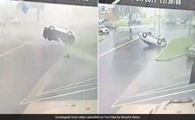 Caught On Camera: Massive Storm Flips Cars Like It's No Big Deal