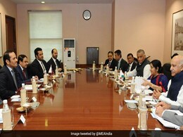 Sushma Swaraj, Qatar Foreign Minister Discuss Welfare Of Indian Workers Sushma Swaraj, Qatar Foreign Minister Discuss Welfare Of Indian Workers
