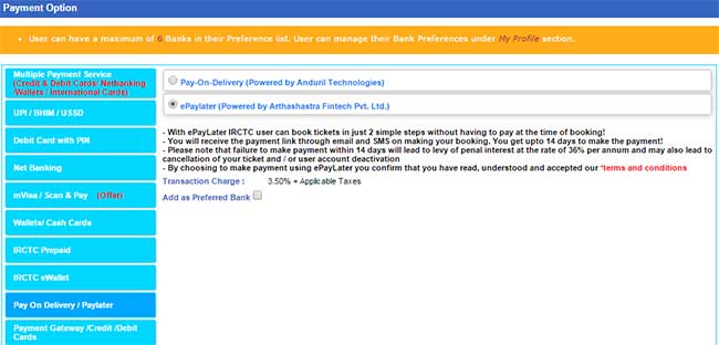 irctc tatkal rules