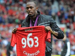 Usain Bolt Set To Make Manchester United Debut Against Barcelona Usain Bolt Set To Make Manchester United Debut Against Barcelona