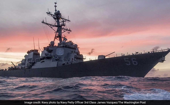 Five Sailors Injured, 10 Missing After Navy Destroyer Collides With A Merchant Ship