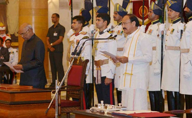 PM Narendra Modi Congratulates Venkaiah Naidu As He Takes Charge As India's 13th Vice President: Highlights