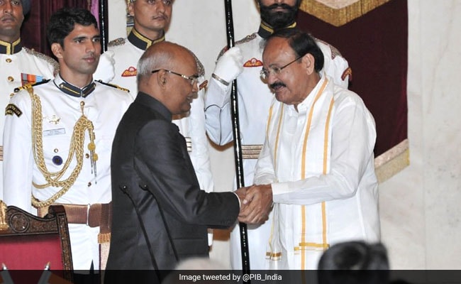 Venkaiah Naidu Swears In As New Vice-President Of India