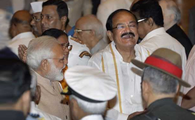 PM Narendra Modi Welcomes 'Farmer's Son' Venkaiah Naidu to High Post, Congress Defensive