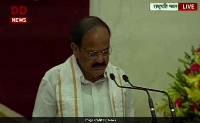 Venkaiah Naidu Takes Oath As India's 13th Vice President