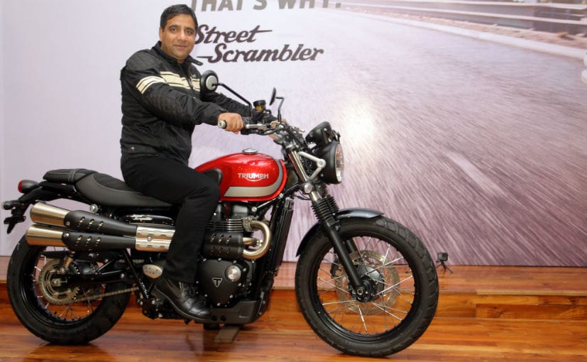 vimal sumbly at street scrambler launch