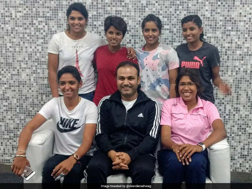 Virender Sehwag Meets India Women's Cricket Team Stars, Shares Picture On Twitter