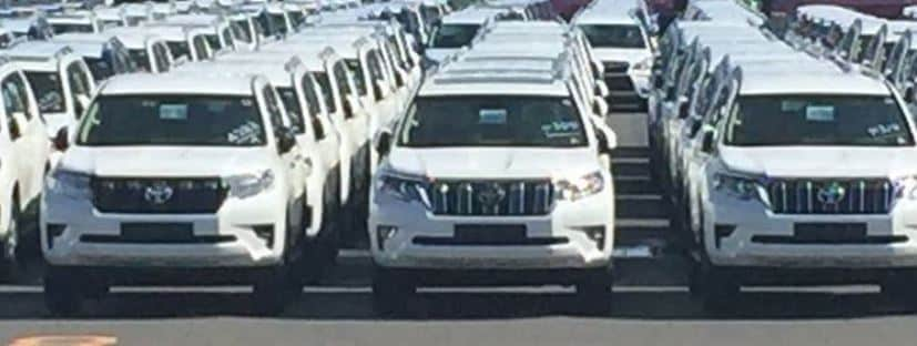 2018 toyota land cruiser prado facelift spied