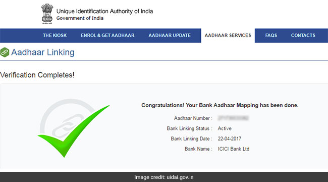 Aadhaar Card How To Link Your Bank Account With Your Aadhaar Card And