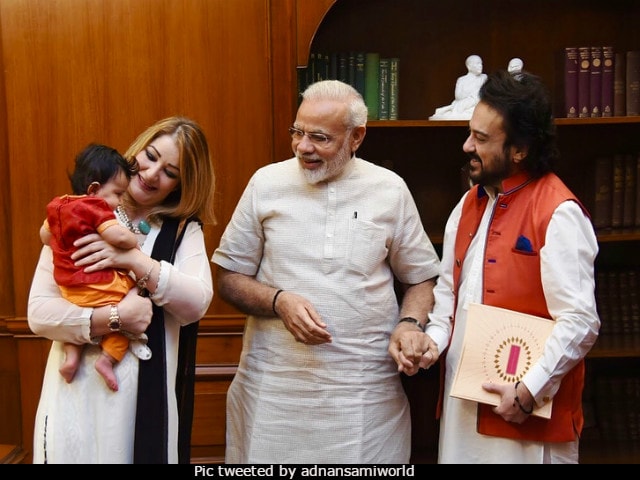 Adnan Sami And Daughter Medina Dropped By To Visit PM Narendra Modi. See Pics