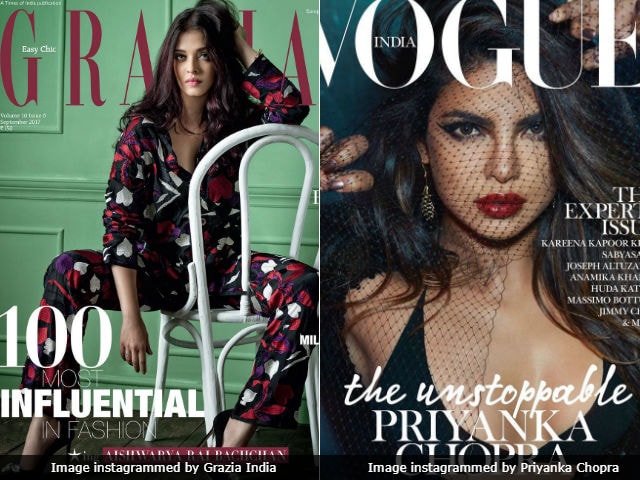 Aishwarya Rai Bachchan On Grazia, Priyanka Chopra Covers Vogue ...