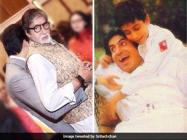 Amitabh Bachchan Shares Wonderful Then And Now Pic Of Son Abhishek