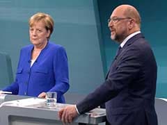 In German Debate, Merkel And Her Challenger Go After Donald Trump, But Not Each Other