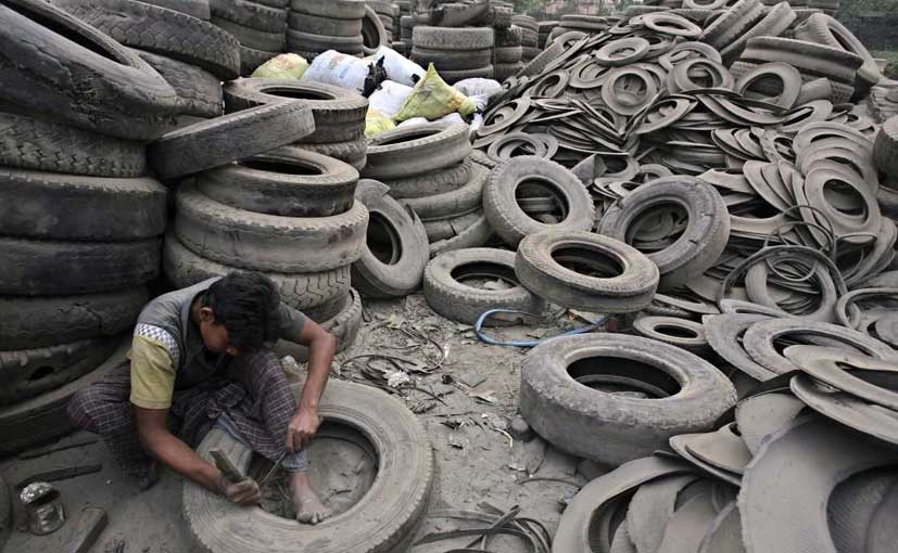 scrap tyre importers in india