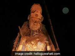 Guwahati Bamboo Durga Idol Aims For Guinness Book Of Records Entry
