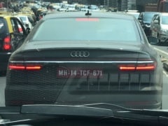 New-Generation Audi A8 Luxury Sedan Spotted Testing In India