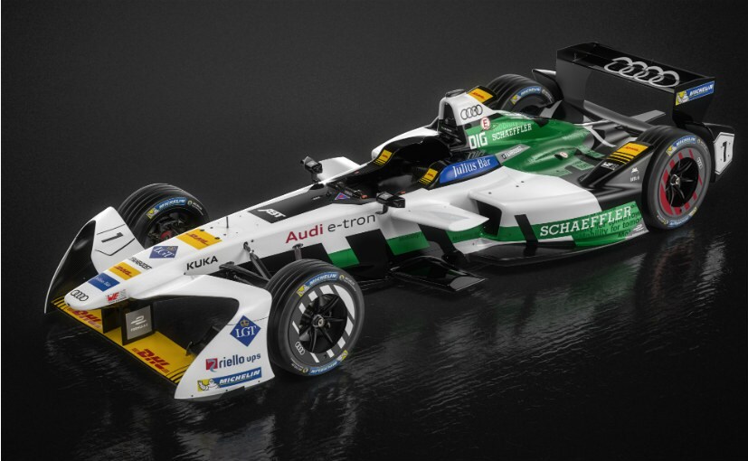 The racecar will have a high efficiency transmission with only one gear in the 2017/18 season of the FIA Formula E.