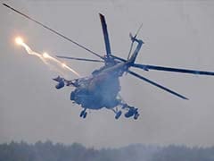 Helicopter Mistakenly Fires On Parked Vehicles In Russia War Games
