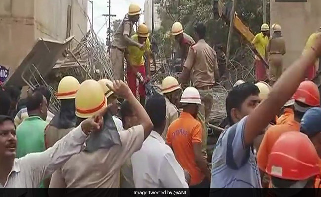 Under-Construction Flyover Collapses In Bhubaneswar's Bomikhal Area, 1 Dead, 20 Injured