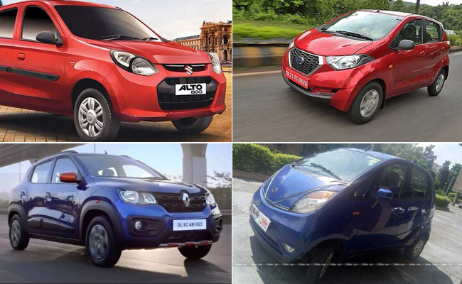बजट कार : 4 लाख रुपये तक की ये 4 कारें, आपके मतलब की कौन सी?