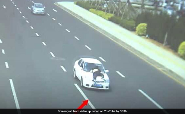 Watch: Traffic Cop Stops Offender, Driven Off On Car Hood For Two Kilometres