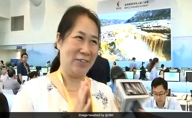 At BRICS Summit, Chinese Reporter Sings Classic Bollywood Tune