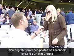 Couple Get Engaged On Live TV, Steal James Anderson's Thunder