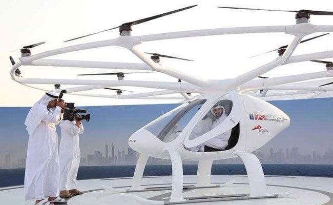 dubai crown prince flying taxi reuters