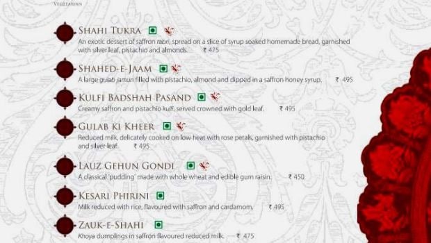 Dum Pukht Restaurant Delhi, Dum Pukht Menu, Restaurant Review and