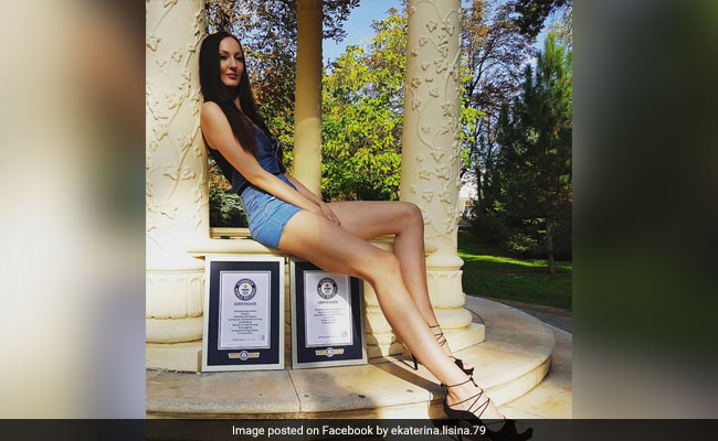 Meet Russian woman who has 'longest legs in the world