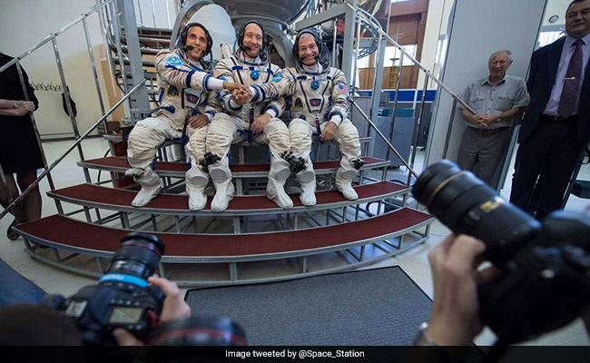 Three Astronauts Blast Off For Five-Month ISS Mission