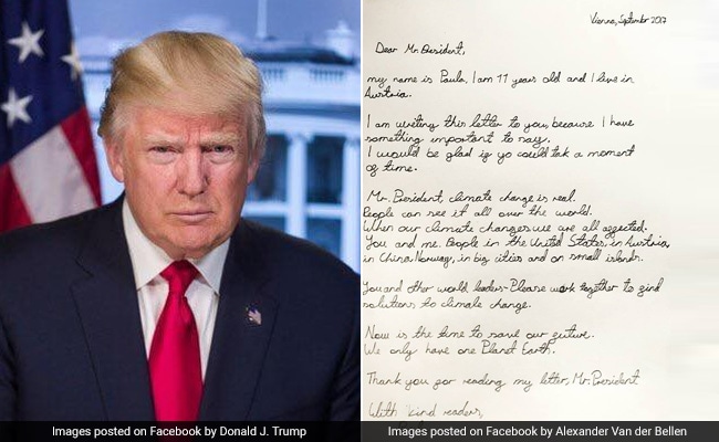 11-Year-Old Girl Pens Letter To Donald Trump On Climate Change